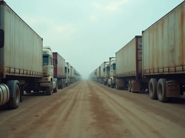 Sınırda 100 saat bekleyen TIR şoförlerinin 'göçmen' tepkisi